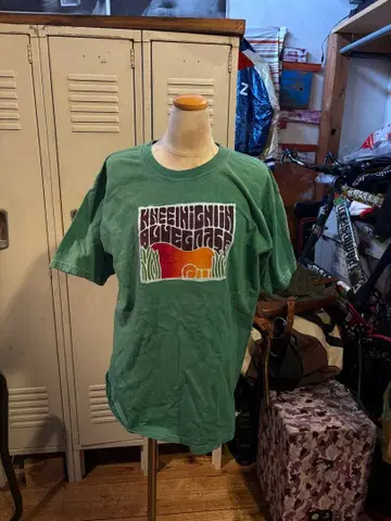 GILDAN 그린 T셔츠 L사이즈