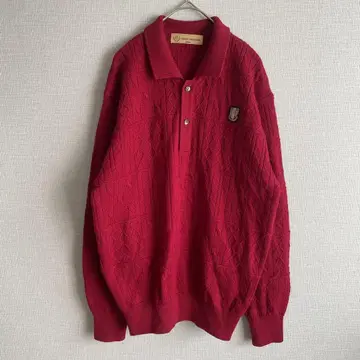 새상품급 GRAND MONARCH 미즈노 빨간색 스웨터 L 골프