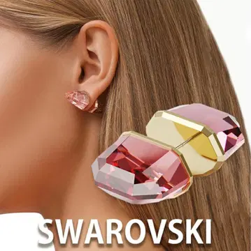 SWAROVSKI Lucent 스터드 귀걸이 핑크 한쪽용