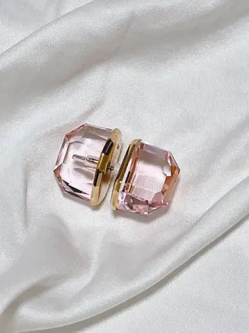 SWAROVSKI Lucent 스터드 귀걸이 핑크 한쪽용