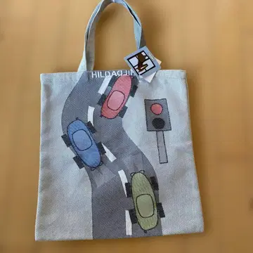 스웨덴 힐다힐다 자카드 직조 토트백 자동차 미사용 새상품