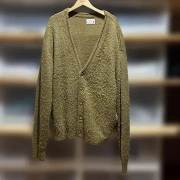 WAIPER 모헤어 니트 가디건 코요테 L 사이즈