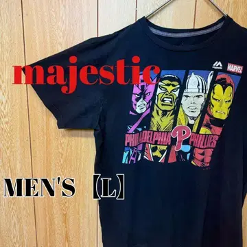 TN122 [US 수입] majestic T셔츠 [남성용 L] 블랙