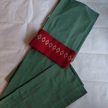 무지명주 단의 기모노