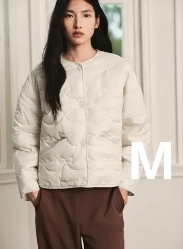 ZARA 리본 퀼팅 자켓 M