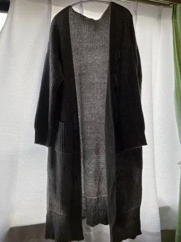 GRL 니트 롱 가디건