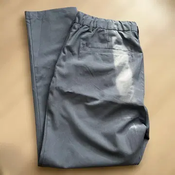 BEAMS HEART 라이트 블루 슬랙스 100% 폴리에스테르