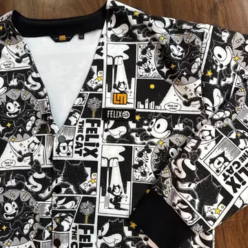 라우드마우스 x 필릭스 남성용 가디건 LL 블랙