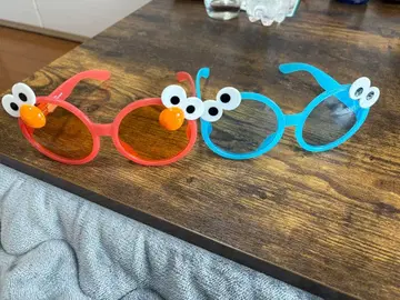 엘모 쿠키 몬스터 안경 세트