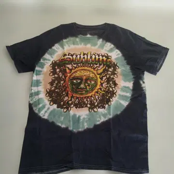 Sublime 타이 다이 패턴 T셔츠 M 사이즈