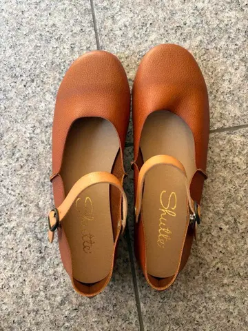 슈테 ST-3002 스트랩 신발 (카멜) 24.5