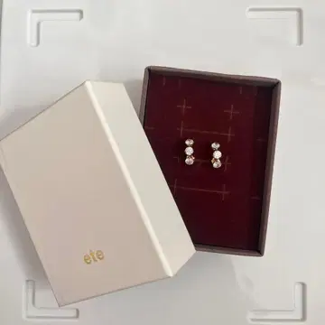 ete 클리어 비즈 귀걸이 871551