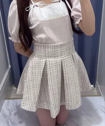 볼륨 턱 SK 핑크 evelyn