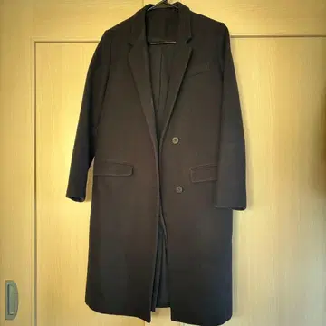 OAK + FORT 블랙 체스터 코트 S 사이즈