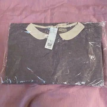 새상품 사만사 모스모스 SM2 클레릭 라운드 칼라 블라우스 라벤더