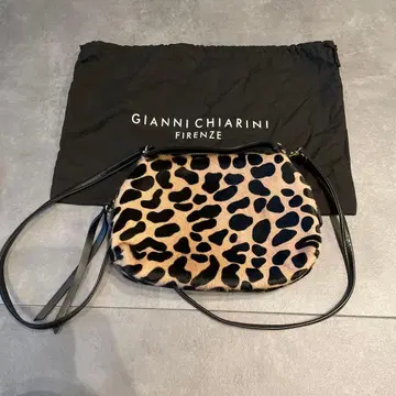 GIANNI CHIARINI 레오파드 무늬 숄더백