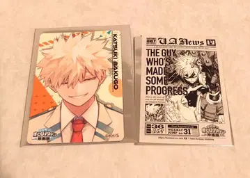 히로아카 원화전 마그넷 스티커 컬렉션 타블로이드풍 스티커 바쿠고