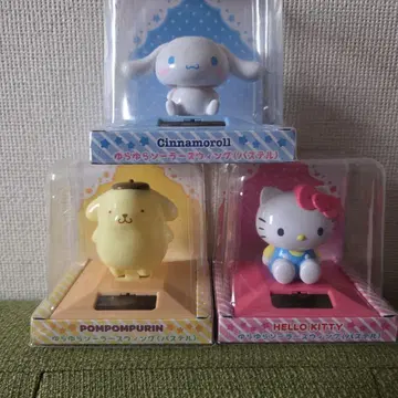 흔들흔들 솔라 스윙 폼폼푸딩, 헬로키티, 시나모롤 (총 3종)
