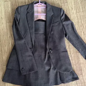 AOKI LES MUES 그레이 스커트 수트 3S