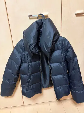 elvence-deux 다운 자켓 볼륨 넥