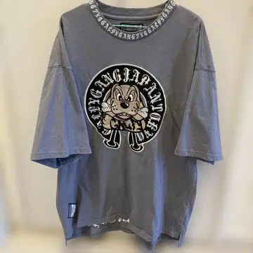 1회 착용 갈피 T셔츠 두꺼운 원단 자수 로고