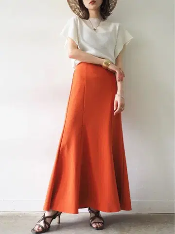 뤼미에 조젯 머메이드 스커트