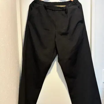 라드 뮤지션 스트레이트 와이드 팬츠 블랙 44 22ss