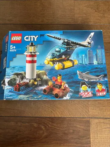 LEGO CITY 등대와 헬리콥터 세트 60274