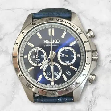세이코 크로노그래프 SBTR019 네이비 SEIKO 손목시계