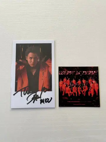 THE RAMPAGE RIKU 폴라로이드풍 포토 카드 스티커