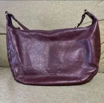 최종 가격 인하 새상품급 Dakota 가죽 숄더백 브라운