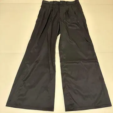 HARE/슬랙스 팬츠/S/폴리에스테르/BLK/무지/HA010240TR