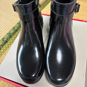 컨디션 최상 헌터 REFINED GLOSS QUILT CHELSEA