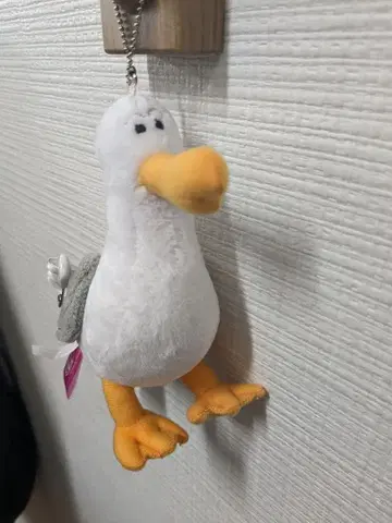 디즈니씨 갈매기 인형 배지 키체인