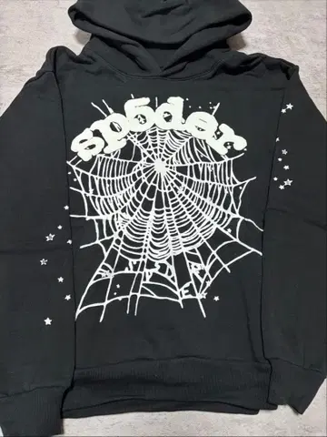 sp5der 후드티 블랙
