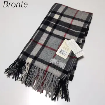 미사용 BRONTE BY MOON 퓨어 메리노울 대형 스톨 영국