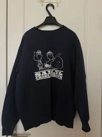 12/31 마감 SALLY & CHARLIE BROWN 크루넥 맨투맨