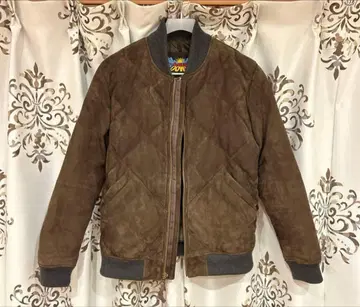 에디바우어 스카이 라이너 다운 자켓 스웨이드 브라운 S 일본 M