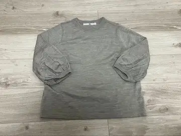 45rpm 그레이 오부 소매 니트 사이즈-0