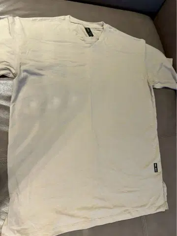 ASRV 베이지 V넥 티셔츠 XS