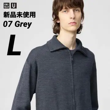 새상품 UNIQLO U 더블 페이스 풀집업 자켓 L