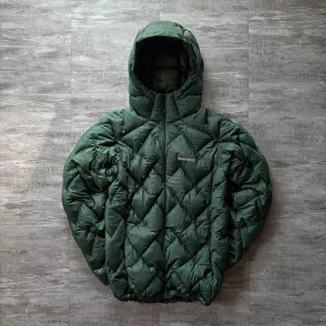 [초레어] 몽벨 mont-bell 다운 파카 퀼팅 그린