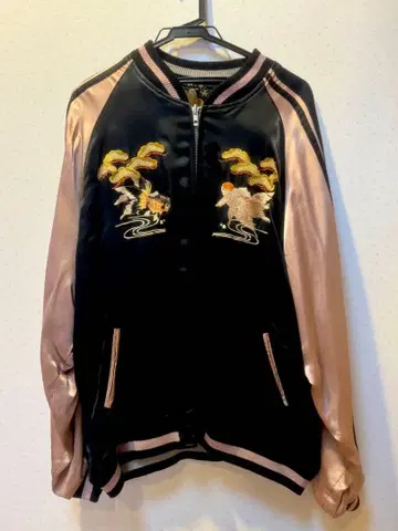 레어 디자인 리버서블 스카잔 금붕어 자수 안감 올 패턴 자카드 럭셔리