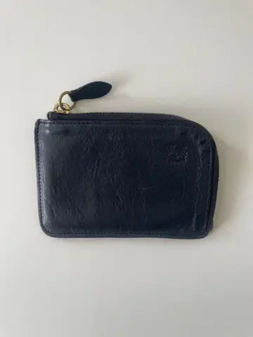 일비종떼 가죽 네이비 지갑