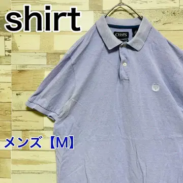 YA62 [US 수입 ] CHAPS 반팔 피케 셔츠 [남성용 M] 연보라