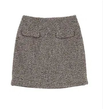 Her lip to Hemingway Check Tweed Skirt