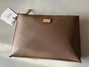 미사용 새상품 TAKEO KIKUCHI 브라운 클러치백 남성용