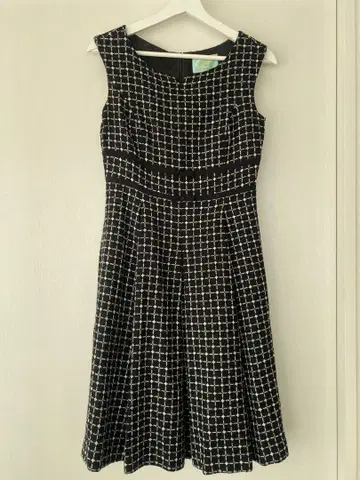 TOOCA 원피스 사이즈 0 25주년 체크 블랙