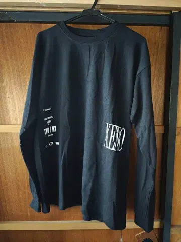 XENO 블랙 롱 티셔츠 S 사이즈