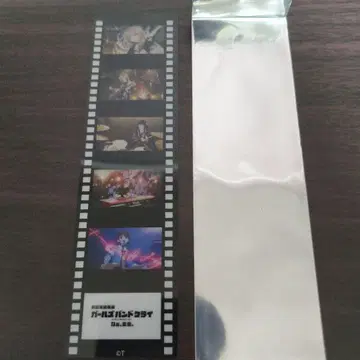 걸즈 밴드 클라이 극장판 영화 입장객 특전 필름풍 책갈피